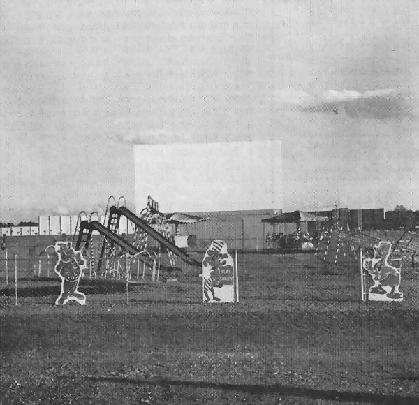 Miracle Mile Drive-In Theatre - Playground And Screen (newer photo)